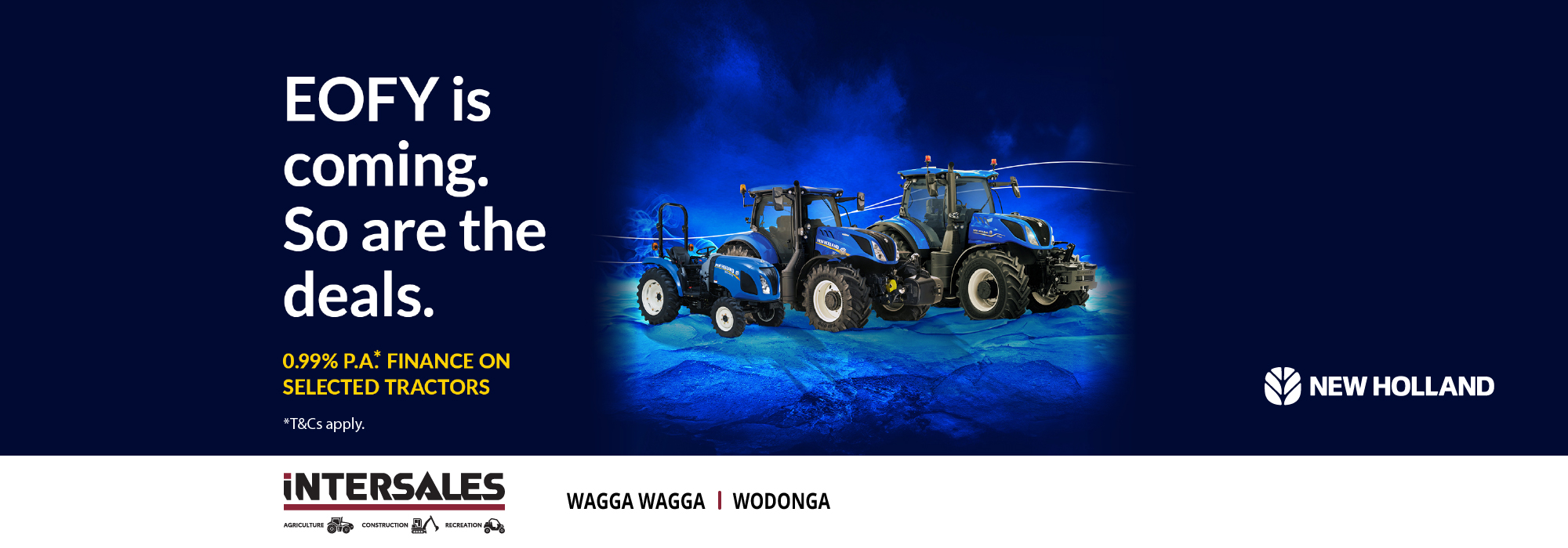 New Holland EOFY Sale
